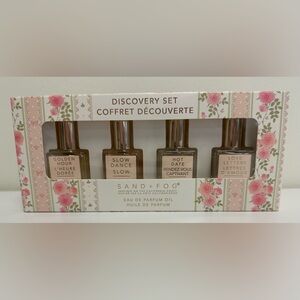 NWOT Sand + Fog Body Oil Discovery Set - Four 10ml Oil Rollers